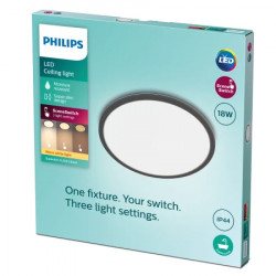 Philips superslim cl550 crna plafonska svetiljka 18w 2700 ip44 ,929002667901, ( 18824 )  - Img 2