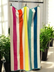 Plažni peškir Rainbow Vibes - 174x103 cm 100% Pamuk ( VLK000680-rainbow )