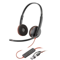 Poly Blackwire 3220 HP 8X228AA USB-C+ USB-C/A adapter Slušalice sa mikrofonom