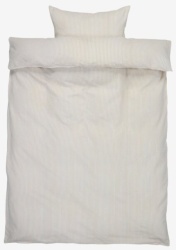 Posteljina krep 140x200 bela/bela kafa