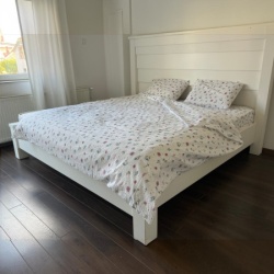 Posteljina od Krep-a -dezen Pink - Francuski ležaj ( VLK000370-pink )