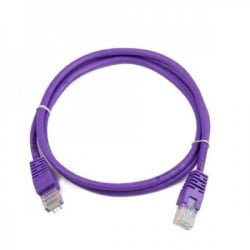 PP12-0.25M/V Gembird Mrezni kabl, CAT5e UTP Patch cord 0.25m violet - Img 2