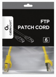 PP6-0.25M/Y Gembird Mrezni kabl, CAT6 FTP Patch cord 0.25m yellow - Img 2