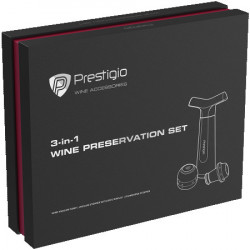 Prestigio manual vacuum wine stopper with stoppers and champane stopper ( PWA102PS ) - Img 16