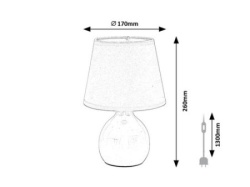 Rabalux Ingrid Stone lampe ( 74076 )-3