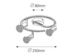 Rabalux Norton LED spot plafonjera ( 6989 ) - Img 3