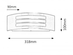Rabalux Roma spoljna zidna svetiljka ( 8410 ) - Img 3