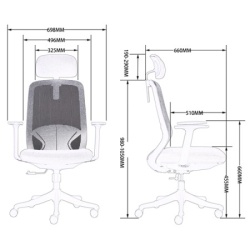 Radna stolica SB-A940 siva ( SB-A940S )-4