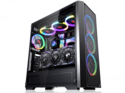 RaijinTek kucište ponos MS4 midi tower/E-ATX,ATX,M-ATX,Mini-ITX/bez napajanja/kaljeno staklo/crna ( 34268 )