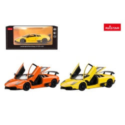 Rastar metalni autić 1:24 murcielago lp670-4 - oranž/žuti ( 71009 )