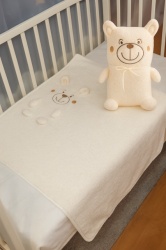 Ready Plišano ćebe - igračka za bebe - Krem Meda