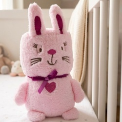 Ready Plišano ćebe - igračka za bebe - Roze Zeka