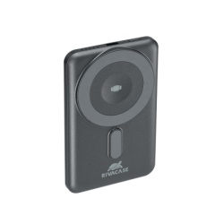 RIvaCase VA2607 MagSafe+iWatch black Powerbank 5000mAh 20W ( 114-0031 )