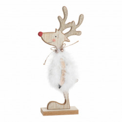 Rudolf, novogodišnja dekoracija, drvena, irvas, 30cm ( 751631 ) - Img 1