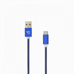 S-BOX kabl USB A / Type C fruity 1 5 m blue - Img 1