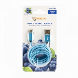 S-BOX kabl USB A / Type C fruity 1 5 m blue - Img 2