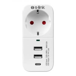 S-Link 37373 prenaponska uticnica sl-011 2xusb 1xtip-c s-link, ( 18920 ) - Img 4