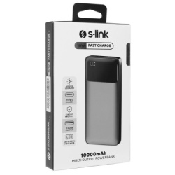 S-link  G107 10000mAh LCD/10W/crni Powerbank-6