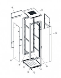 Safewell rack orman 18U 600x600 ( 1222 ) - Img 3