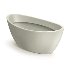 Saksija Aria Oval 40cm - granit pesak 101GR ( 20078 )