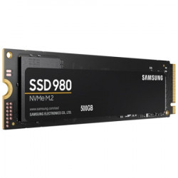 Samsung M.2 NVMe 500GB SSD 980, Read up to 3100 MB/s, Write up to 2600 MB/s (single sided), 2280 ( MZ-V8V500BW ) - Img 2