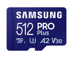 Samsung Memorijska kartica PRO PLUS MicroSDXC 512GB U3 + SD Adapter MB-MD512SA - Img 1