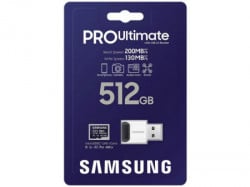 Samsung MicroSD 512GB, pro ultimate, SDXC, UHS-I U3 V30 A2 ( MB-MY512SB/WW )  - Img 2