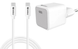 Sandberg 441-58 USB-C 20W Charger EU+USB-C>C, Incl. 1 m USB-C charge cable