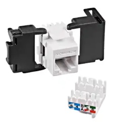 Schrack HSEMRJ5UWS Modul RJ-45 kat. 5 UTP (SFA)
