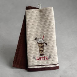 Set kuhinjskih krpa 40x60cm Wafle - Latte ( VLK000109-latte )