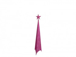 Shiny, jelka, svetlucava, roze, 100cm ( 760004 )