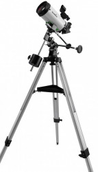 SkyWatcher skymax-90 maksutov-cassegrain (90/1250) on EQ1 mount (white tube) ( SWM90weq1 )