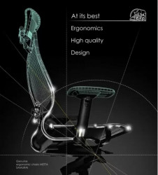 Smart Ergonomic Line - Radna anatomska stolica T29 Black - Img 4