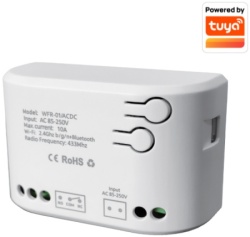 Smart prekidac, 1x beznaponski relej, WIFI+ RF