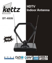 Sobna TV/FM antena Kettz DT-K035 + pojačivač ( 00K035 )-1