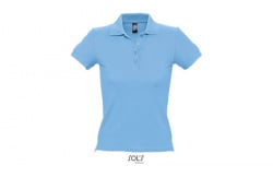 SOL'S People ženska polo majica sa kratkim rukavima Sky blue XL ( 311.310.52.XL ) - Img 11