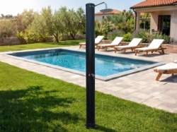 Solarni Tuš 35L - Sa Aluminijumskom Bazom i Bakarim Ventilima