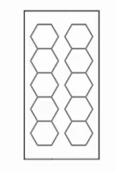 Spectra 175-265v 6500k v3 led svetla hexagon 512w ( 119-0003 )
