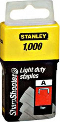 Stanley 1-TRA209T Klamerice tip "A" 14mm 1000kom