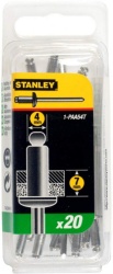 Stanley aluminijumske nitne 4x6 mm - 20kom ( 1-PAA54T )