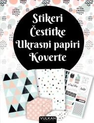 Stikeri, čestitke, ukrasni papir, koverte ( 25733 )