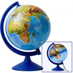 Svetleći globus fizičko-politički 20 cm na engleskom jeziku ( 34813 )
