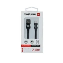 Swissten kabl USB/Lightning 2,0m crna ( 80045 )-2