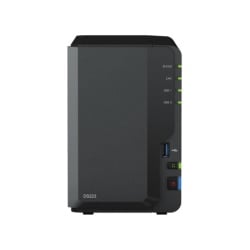 Synology DiskStation DS223, tower, 2-bays 3.5 SATA HDDSSD, CPU 4-core 1.7 GHz, 2 GB DDR4 non-ECC, RJ-45 1GbE LAN Port, 3 x USB 3.2 Gen 1 Po-2