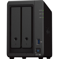 Synology NAS DS723 + tower 2-bays 3.5" SATA HDD/SSD 2xM.2 ( 5100 )