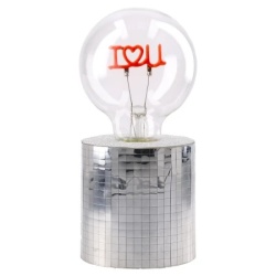 Takk orb glow led lampa i love you ( 701014 )