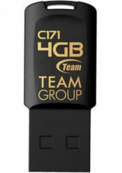 TeamGroup 4GB C171 USB 2.0 BLACK TC1714GB01 - Img 1