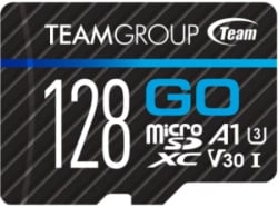 TeamGroup tgusdx128gu303 micro sdhc/sdxc 128gb go uhs-i u3 v30, 90/50mb/s +sd adapter -2