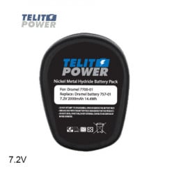 TelitPower 7.2V 2000mAh NiMH - zamenska baterija za ručni alat Dremal 7700-01, 7700-02 ( P-4162 ) - Img 5