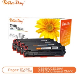 BetterDay 540A/320A/210X CB540A,125A,CE320A,128A,CF210X,131X Toner  zam. kaseta za HP Black 2.4k-2